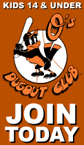 Baltimore Orioles Dugout Club Logo